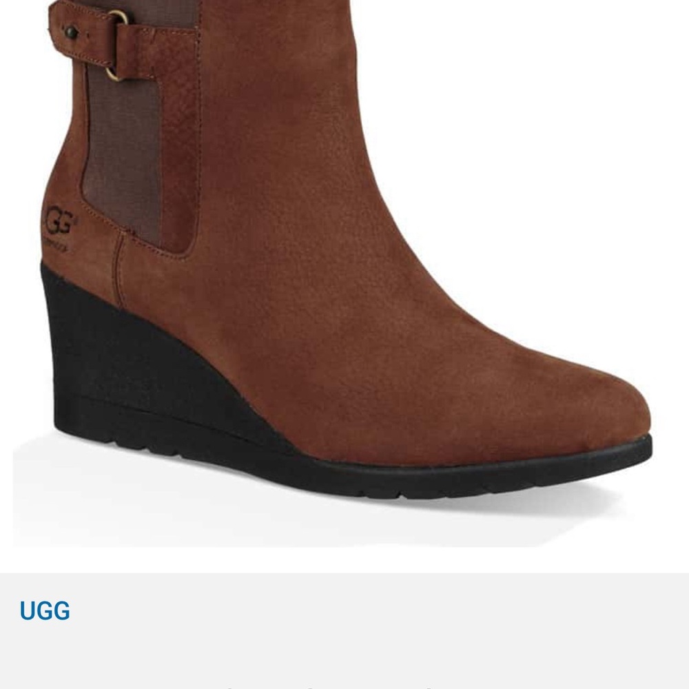 Ugg Women's Indra Wedge Booties. Size 10. Waterproof. Never worn.